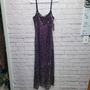 Wild Fable Multicolor Sequin Midi Dress